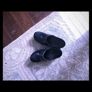 Dansko black clogs 37